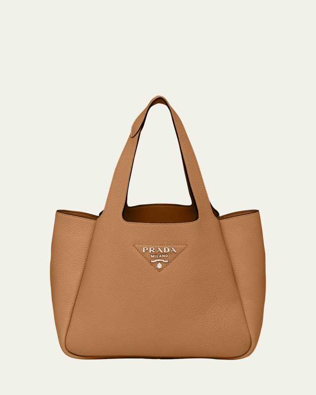 Dynamique Small Soft Daino Leather Shopper Bag